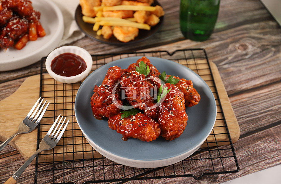 Korean sweet and spicy fried chicken